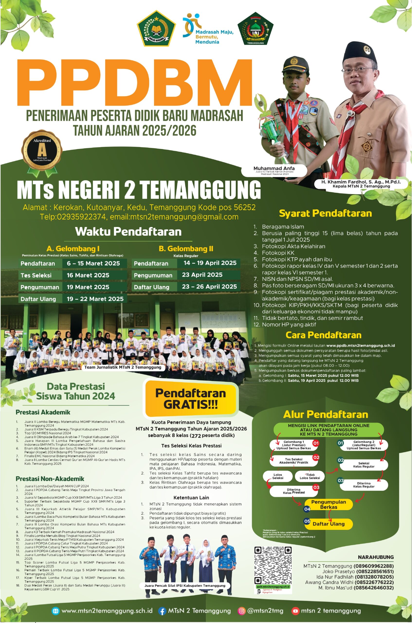 Informasi Penerimaan Peserta Didik Baru (PPDB) TA 2026/2027